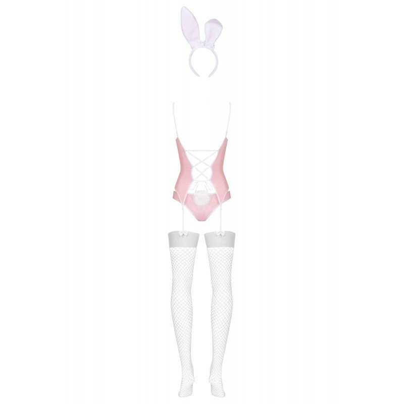 Tenue de lapine sexy rose