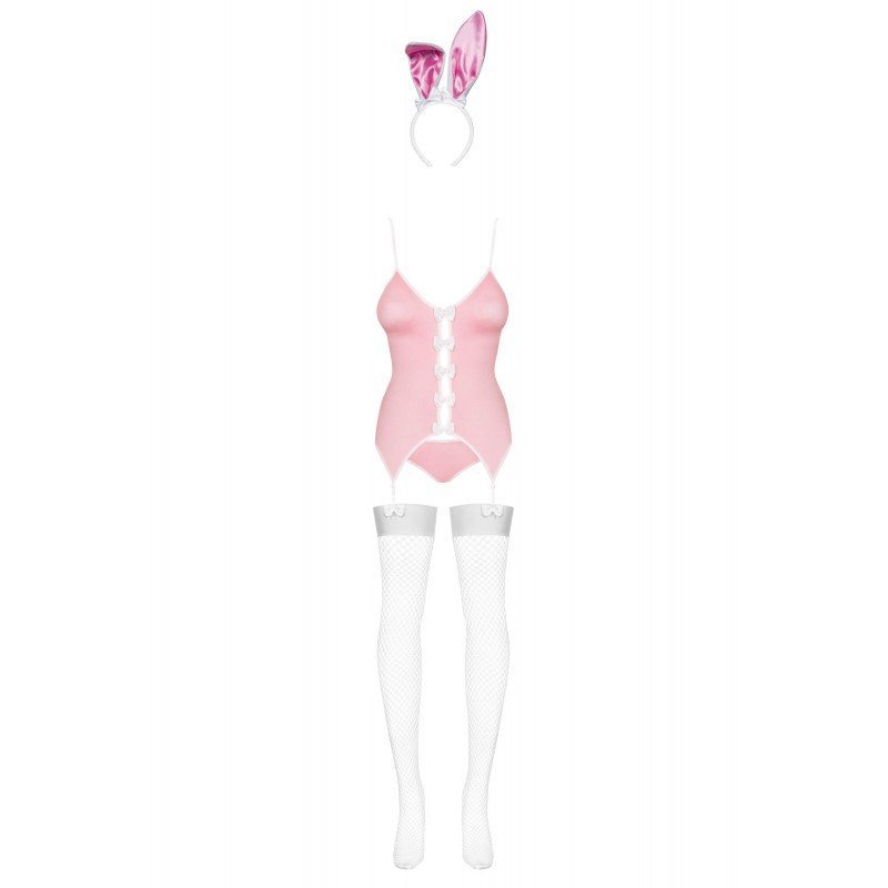 Tenue de lapine sexy rose
