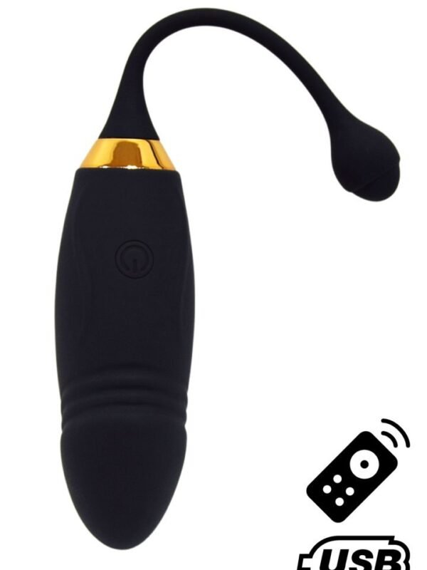 Œuf vibrant long télécommandé