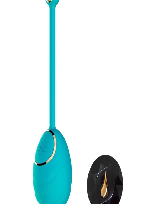 Œuf vibrant télécommandé bleu