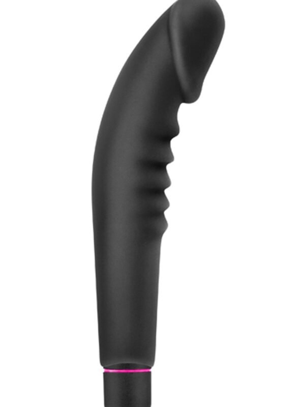 Vibro réaliste point G en silicone noir
