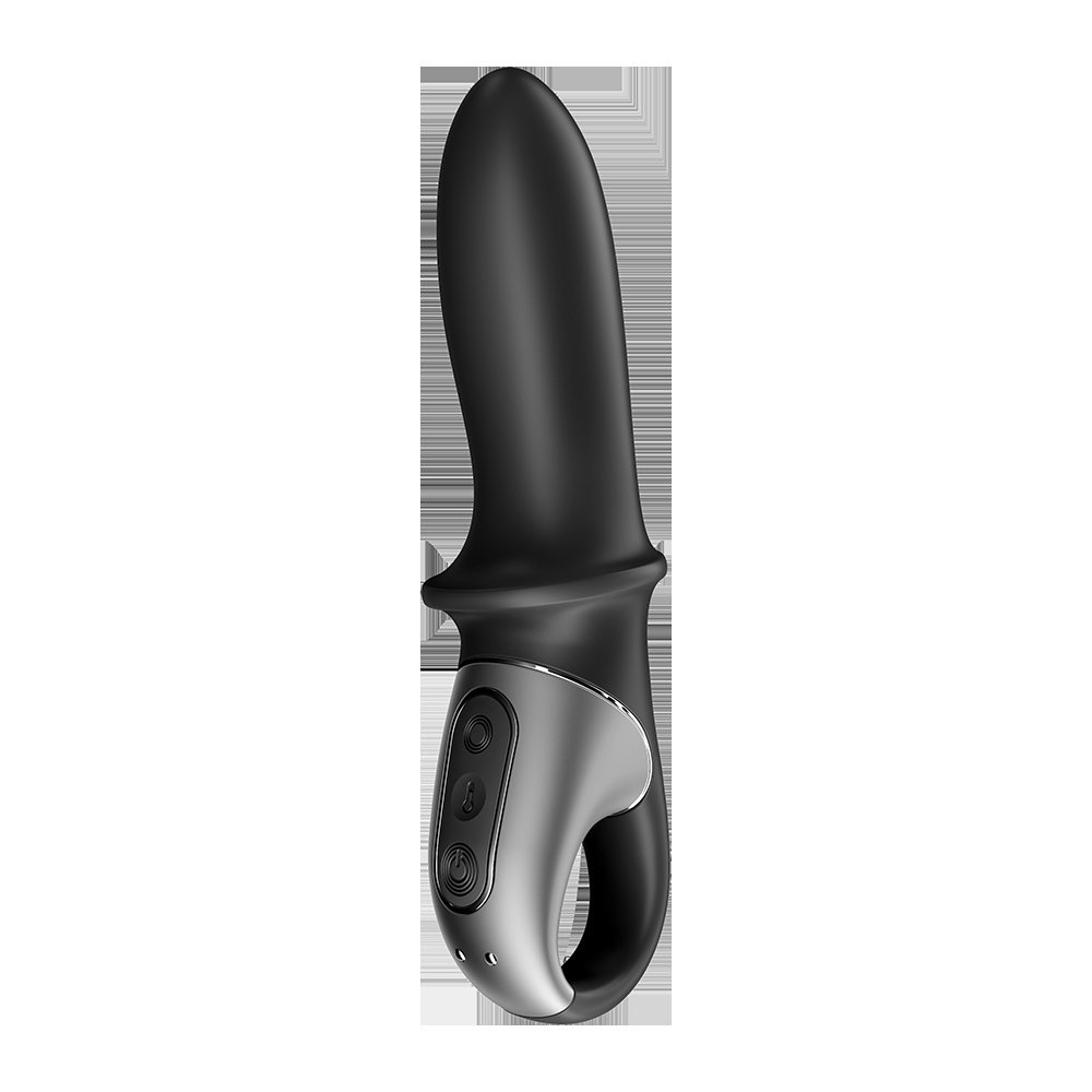 Vibromasseur chauffant connecté noir
