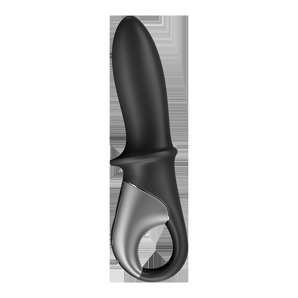 Vibromasseur chauffant connecté noir