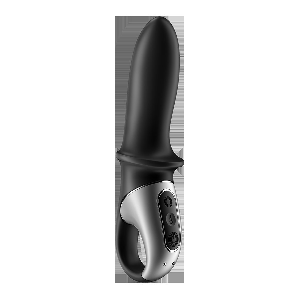 Vibromasseur chauffant connecté noir