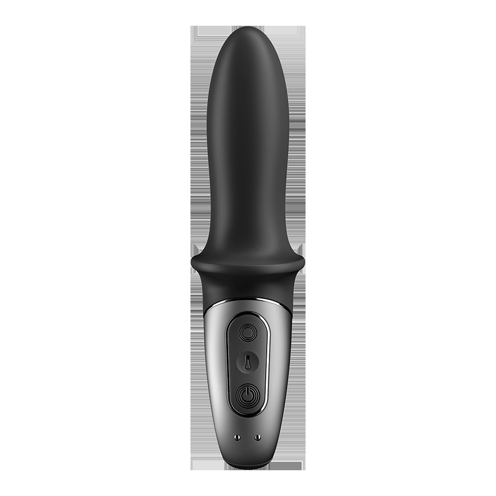 Vibromasseur chauffant connecté noir
