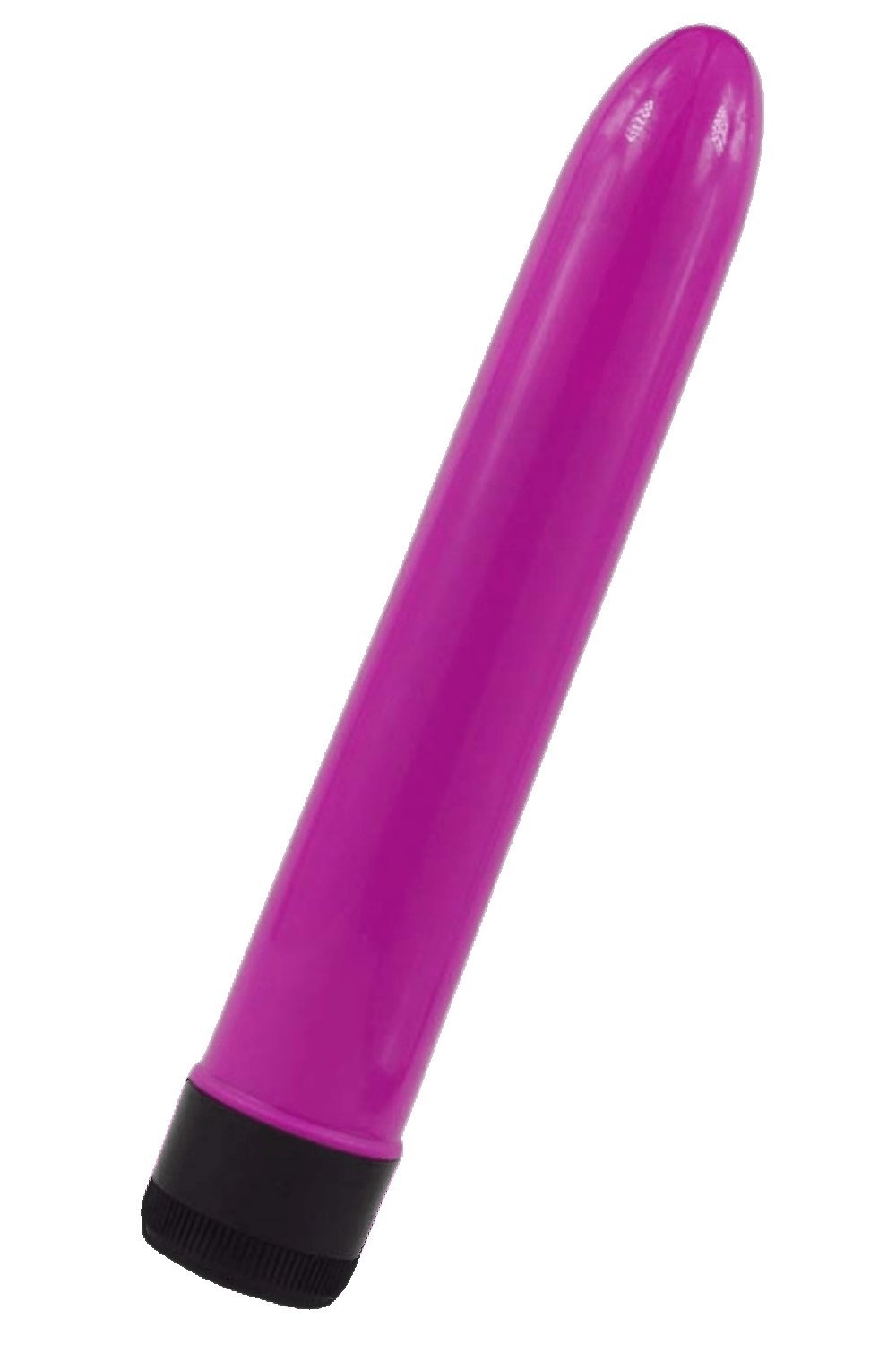 Vibromasseur classique à piles violet