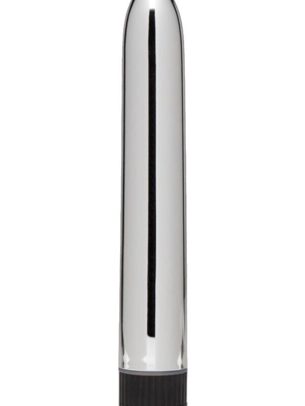 Vibromasseur classique argenté