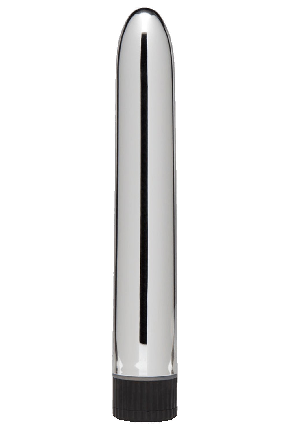 Vibromasseur classique argenté