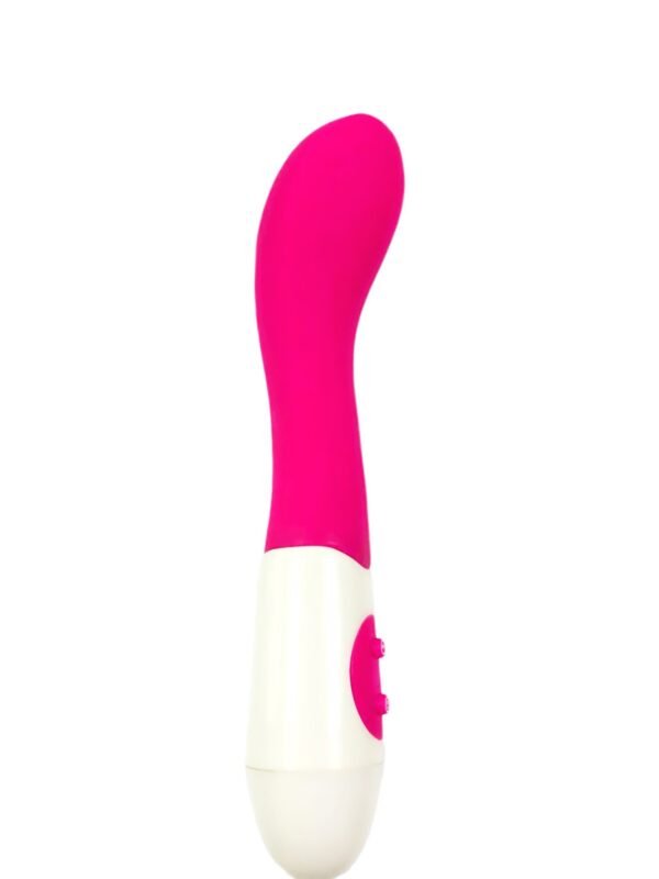 Vibromasseur incurvé point G rose