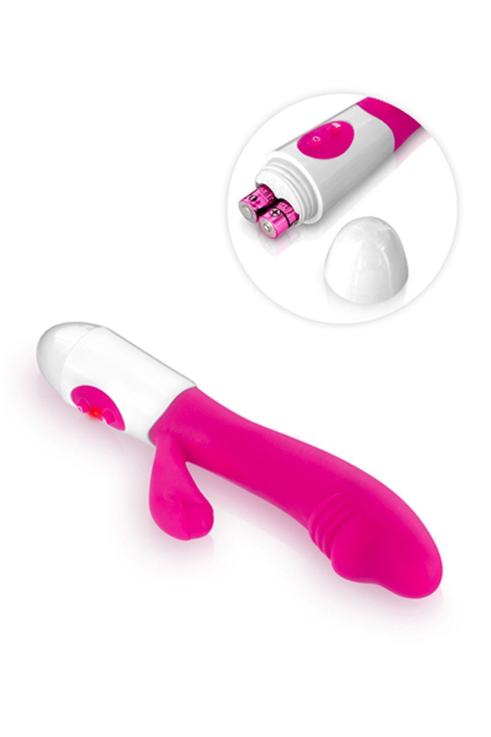 Vibromasseur lapin avec gland stimulant