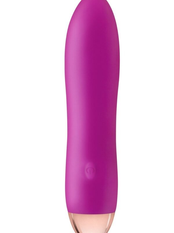Vibromasseur lisse rechargeable rose