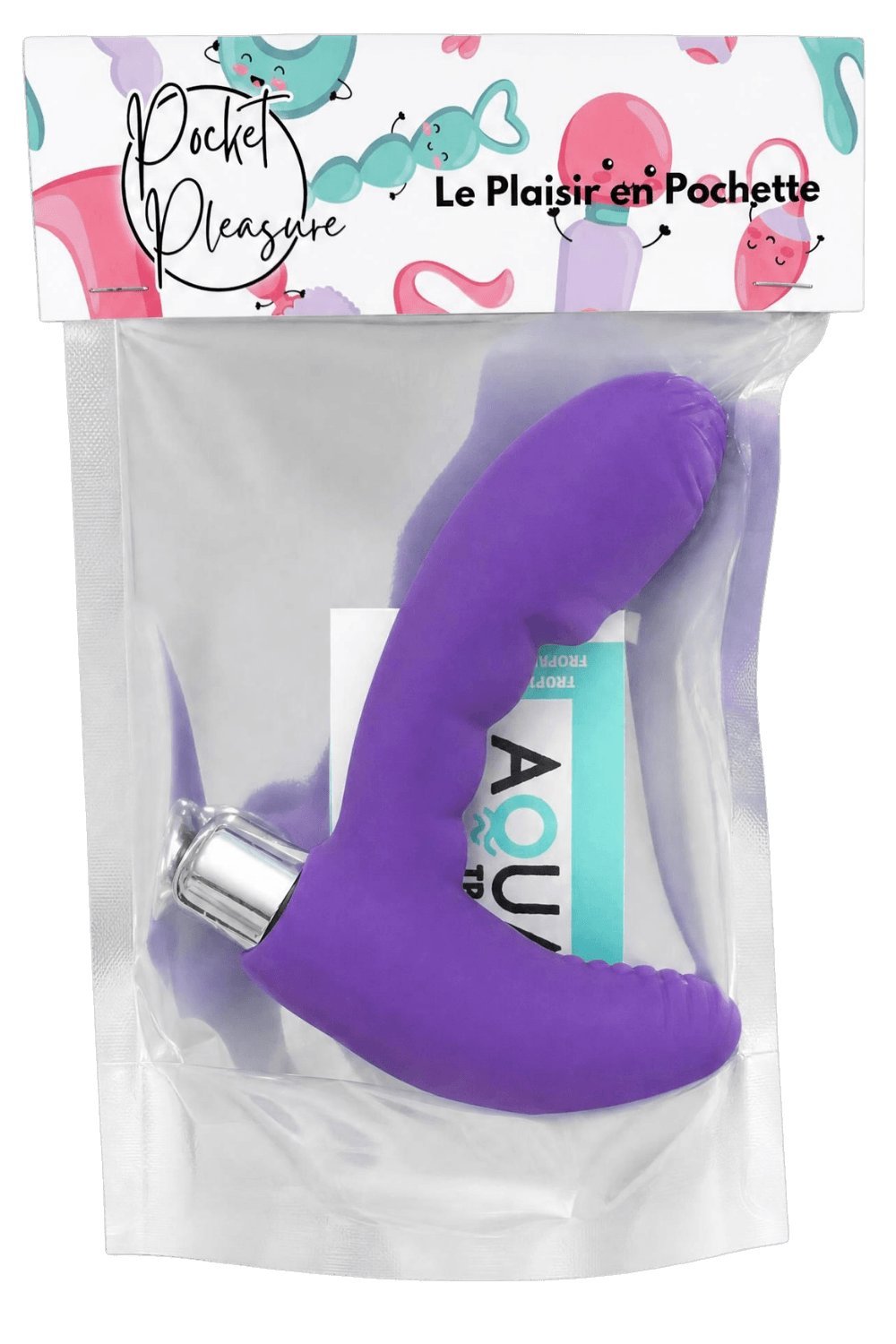 Vibromasseur prostate rechargeable violet