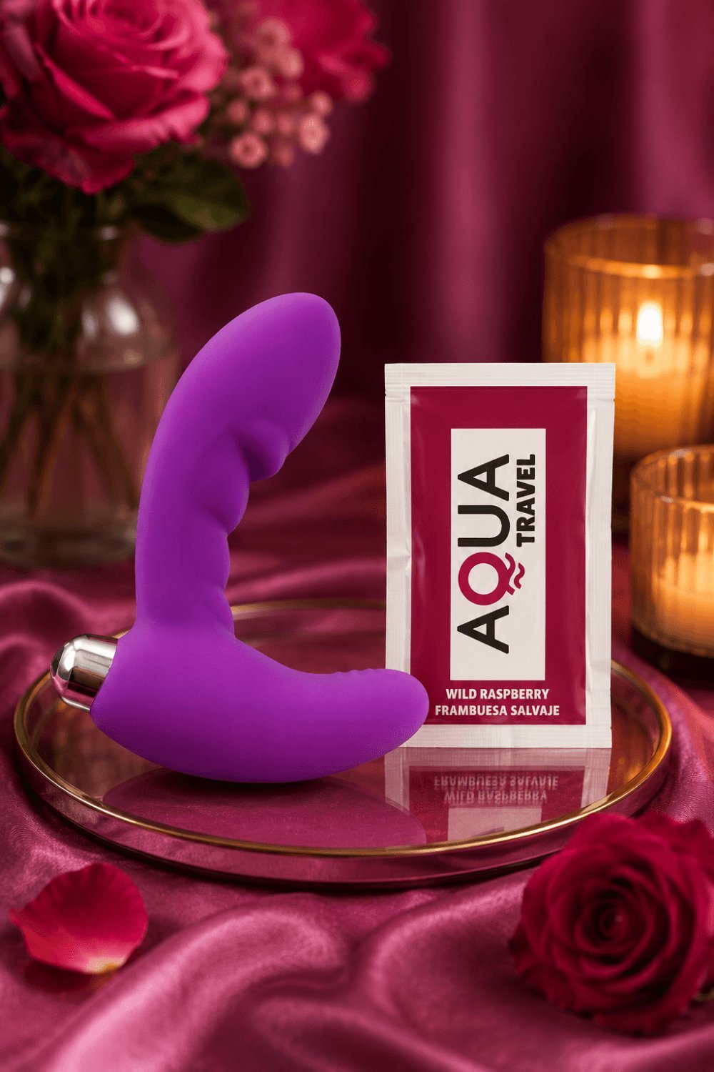 Vibromasseur prostate rechargeable violet