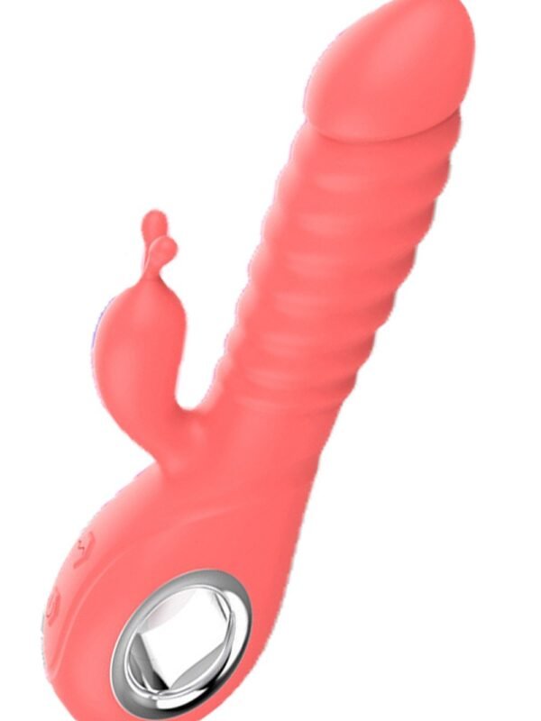 Vibromasseur rabbit rotatif rechargeable