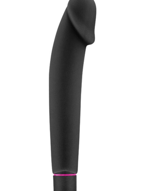 Vibromasseur réaliste silicone lisse noir